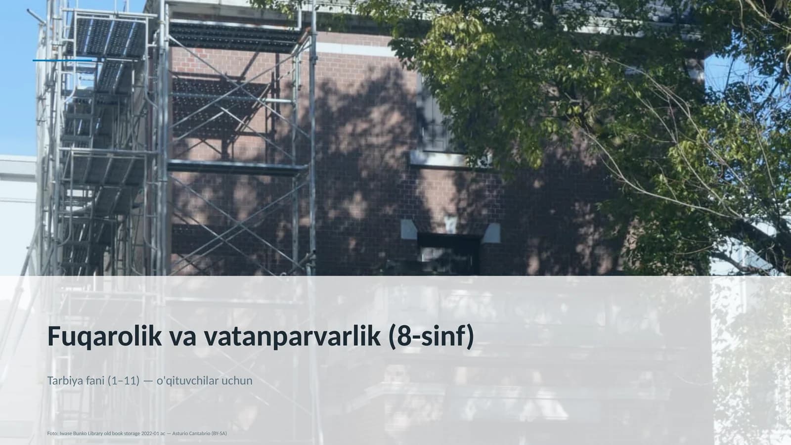 Fuqarolik va vatanparvarlik (8-sinf)