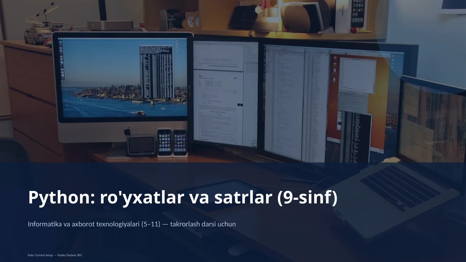 Informatika va axborot texnologiyalari (5–11) — takrorlash darsi uchun