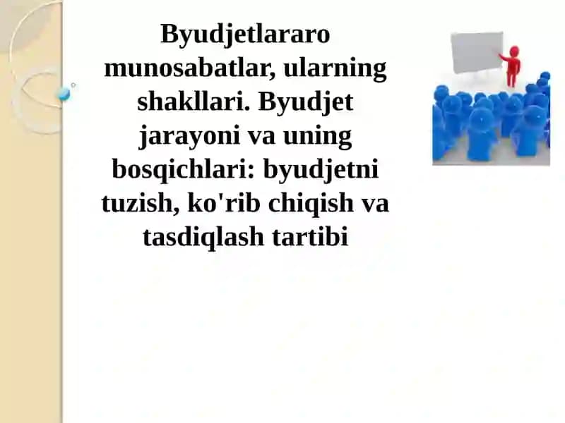 Byudjetlararo munosabatlar