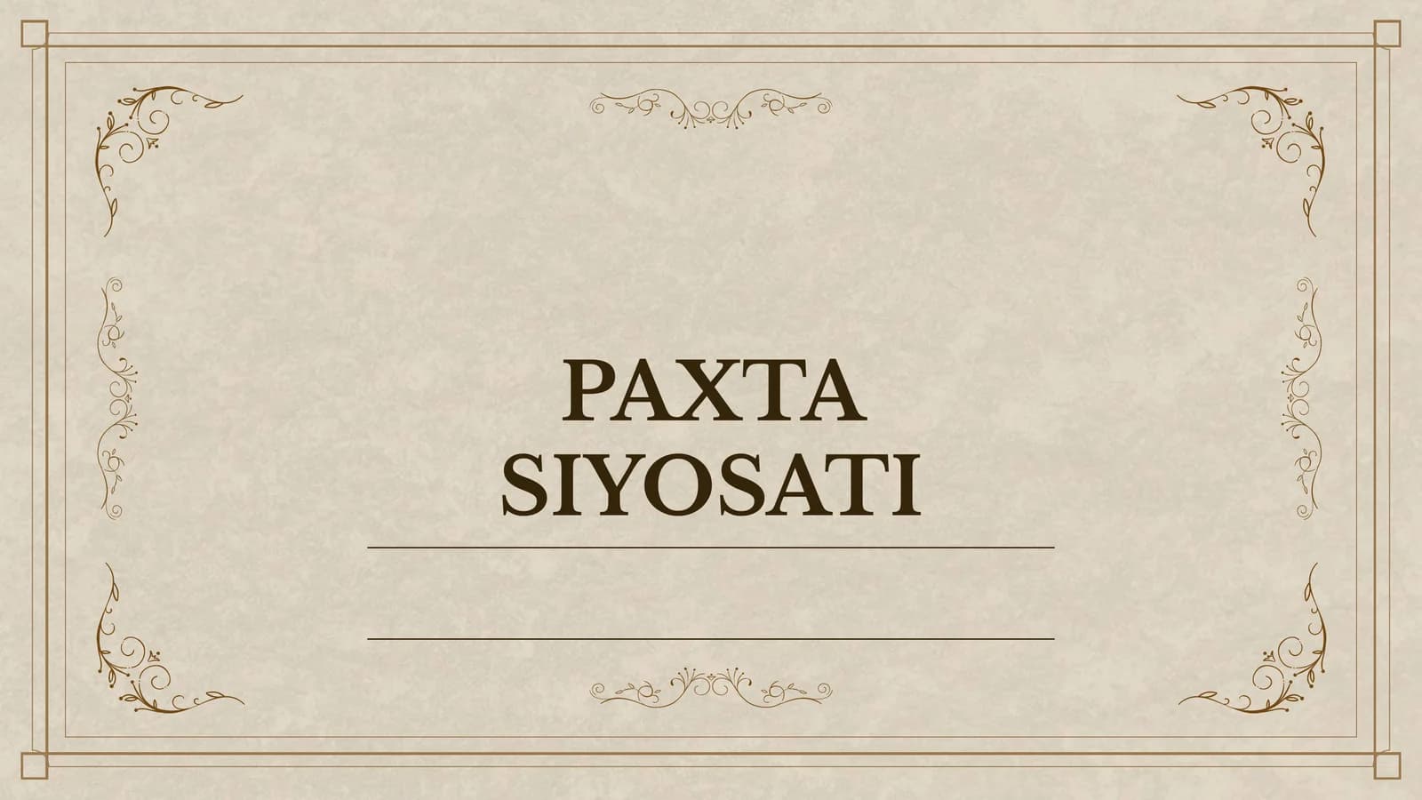 Paxta siyosati