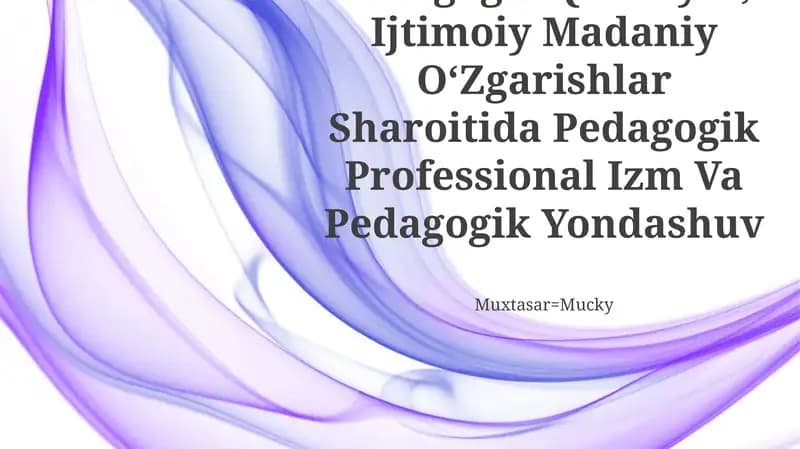 Pedagogik Qobiliyat