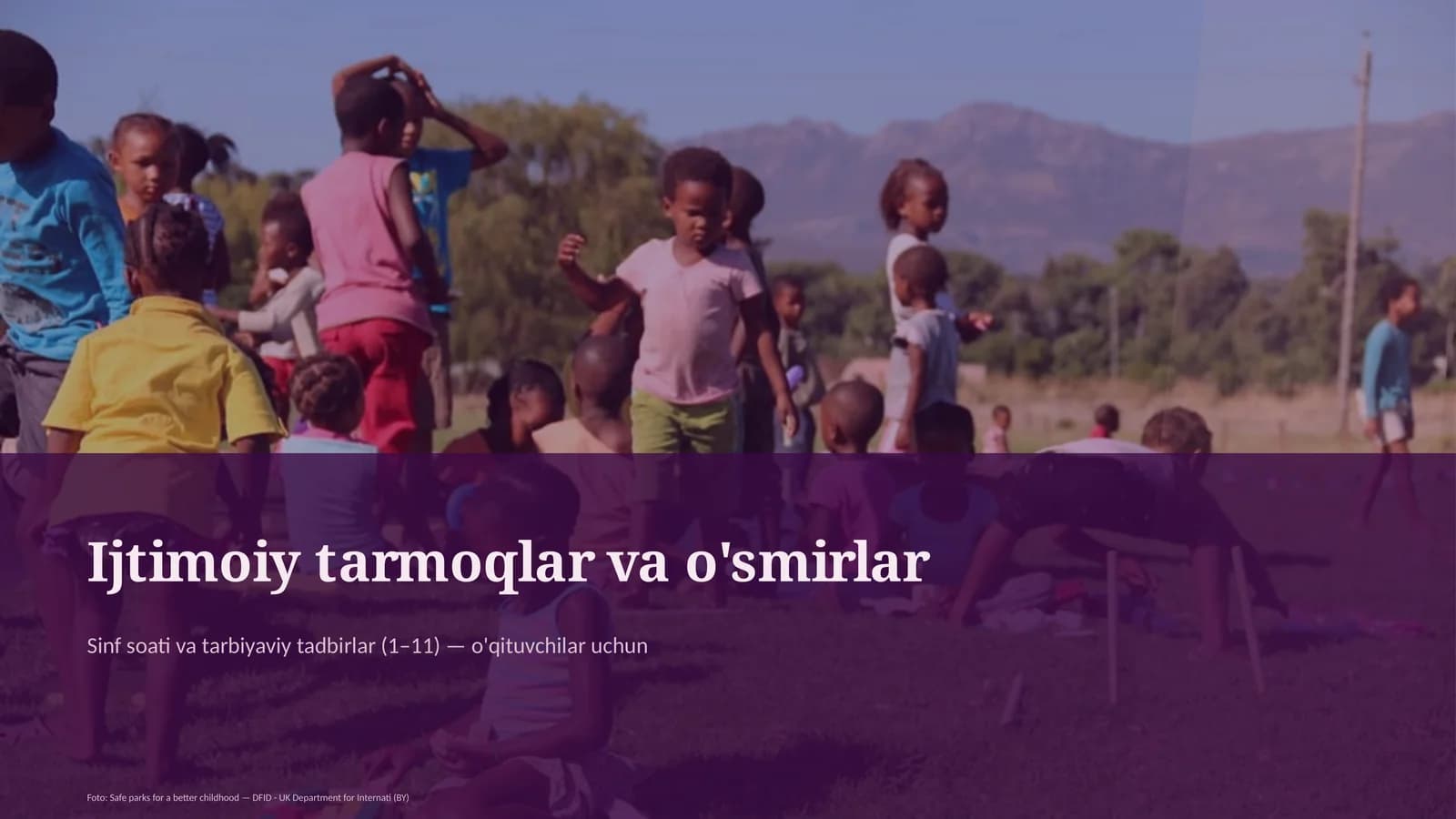 Ijtimoiy tarmoqlar va o'smirlar