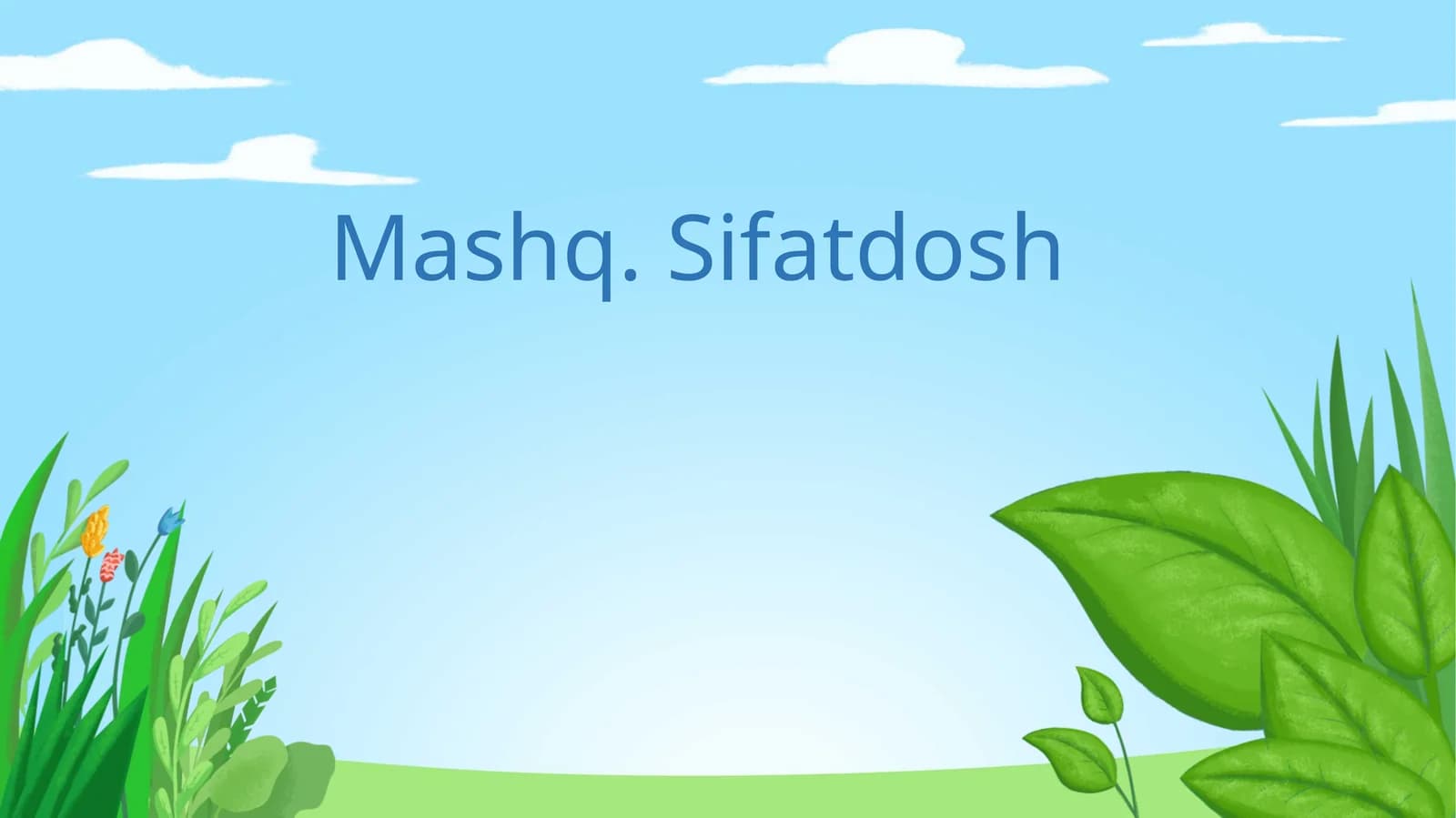 Rus tili - Sifatdosh Amaliy mashg'ulot
