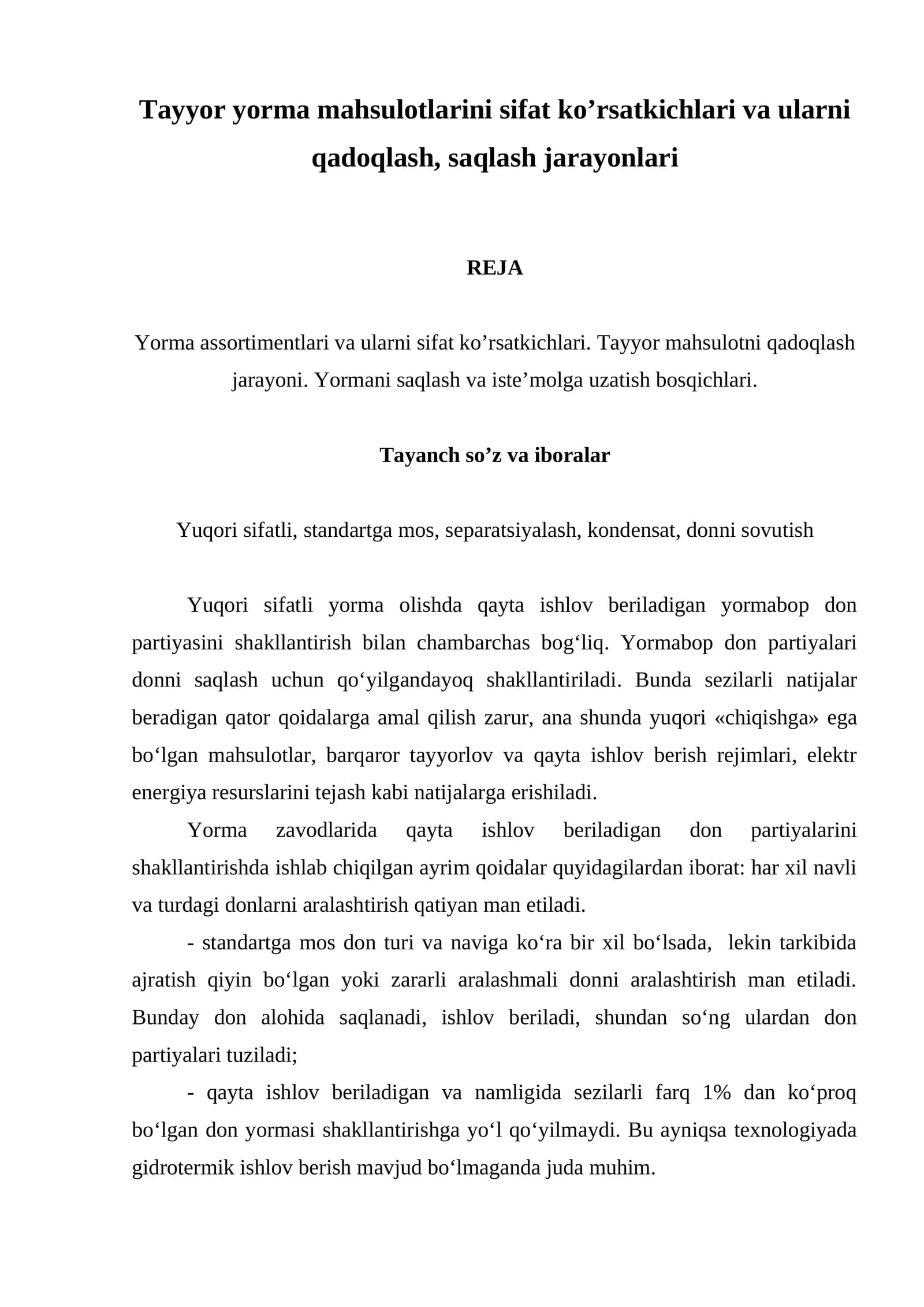 Tayanch so'z va iboralar
