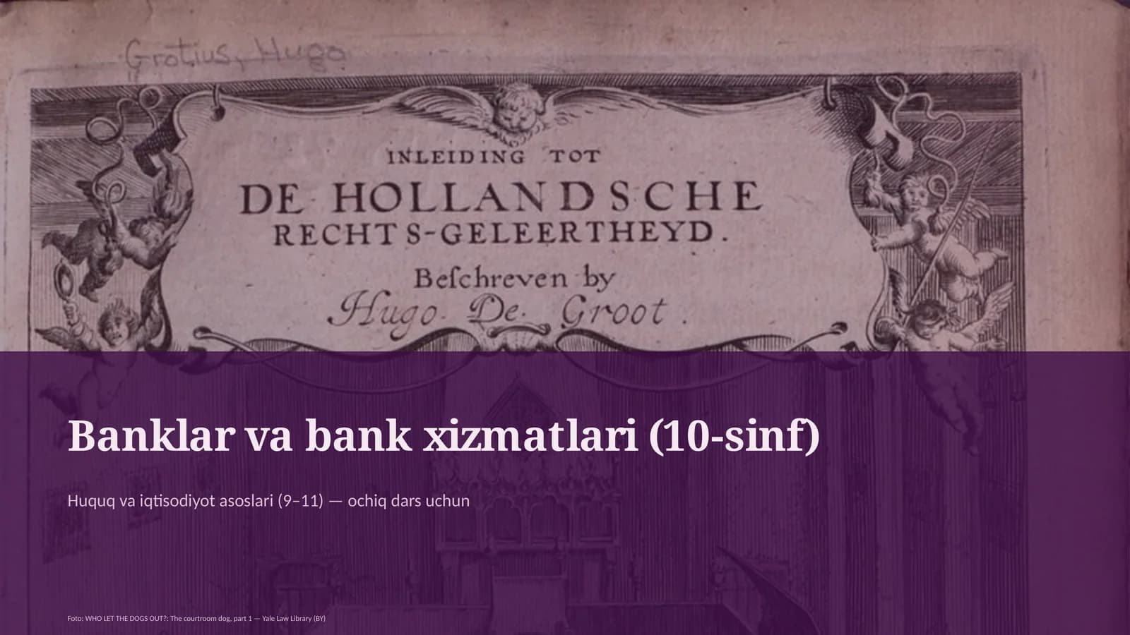 Banklar va bank xizmatlari (10-sinf)
