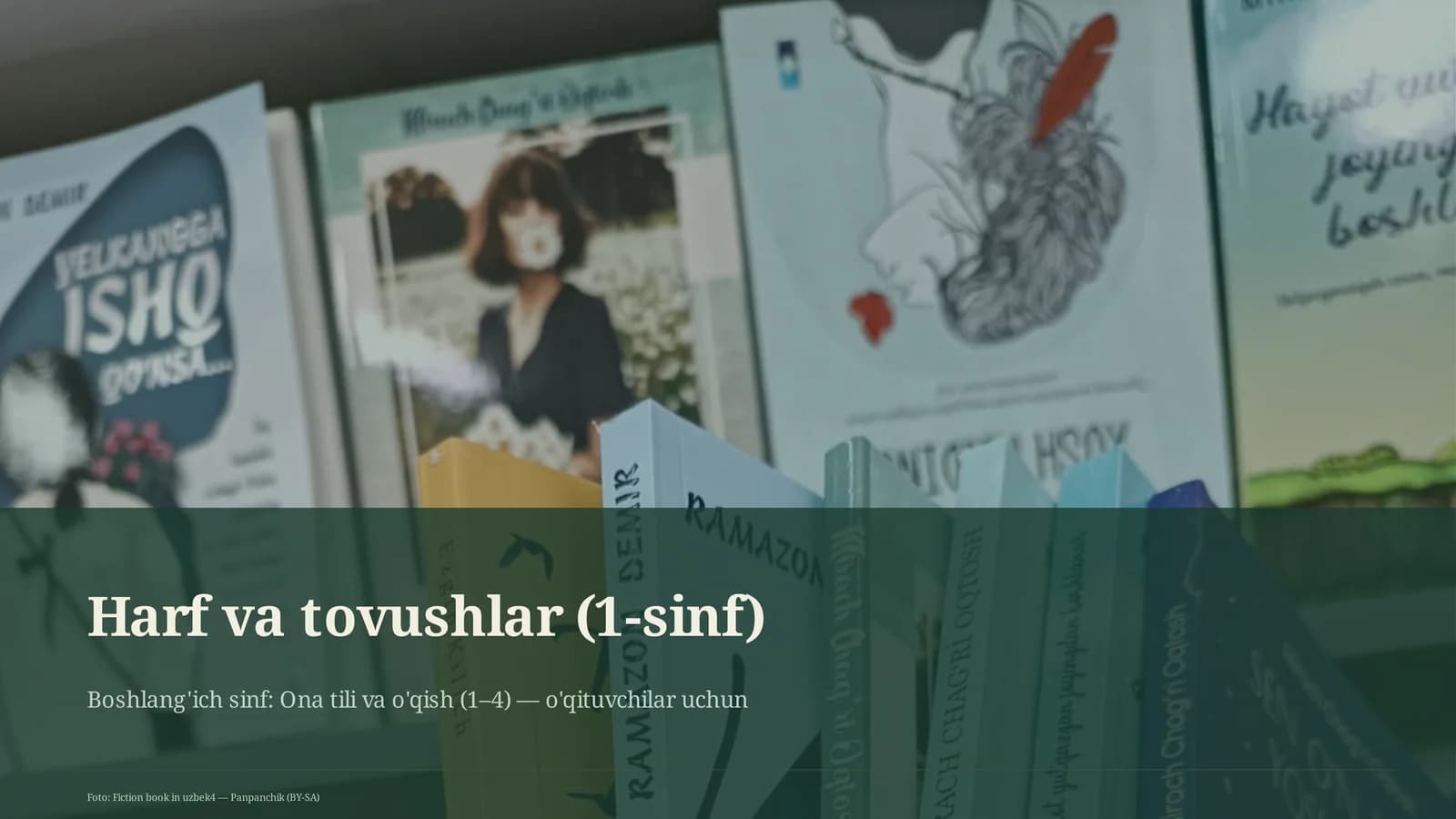 Harf va tovushlar (1-sinf)