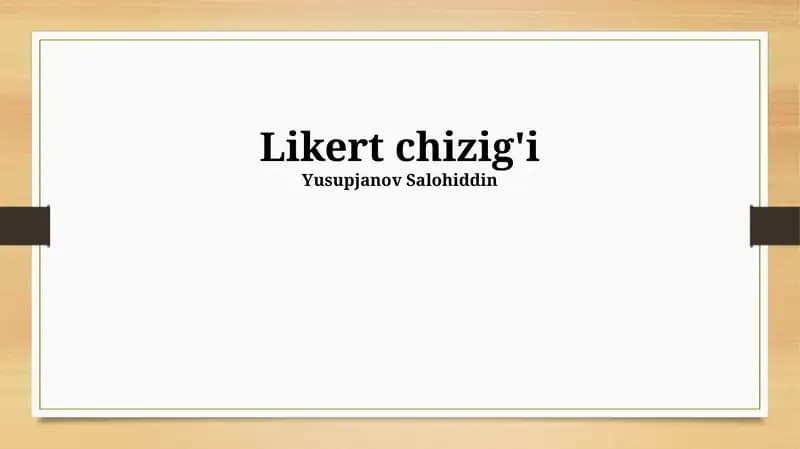 Likert chizig'i