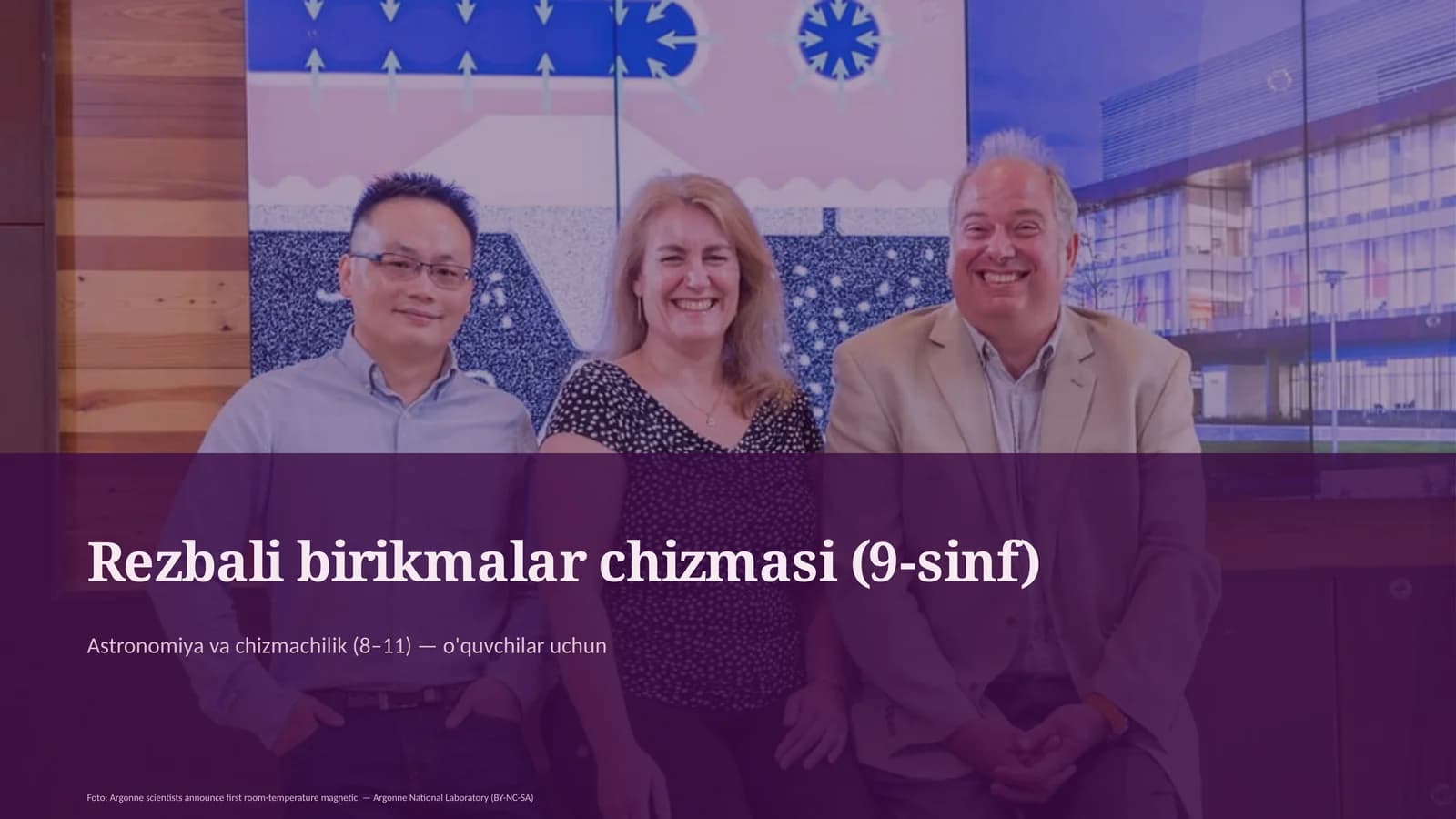 Rezbali birikmalar chizmasi (9-sinf)