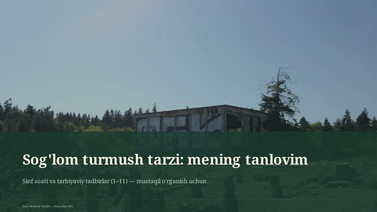 Sinf soati va tarbiyaviy tadbirlar