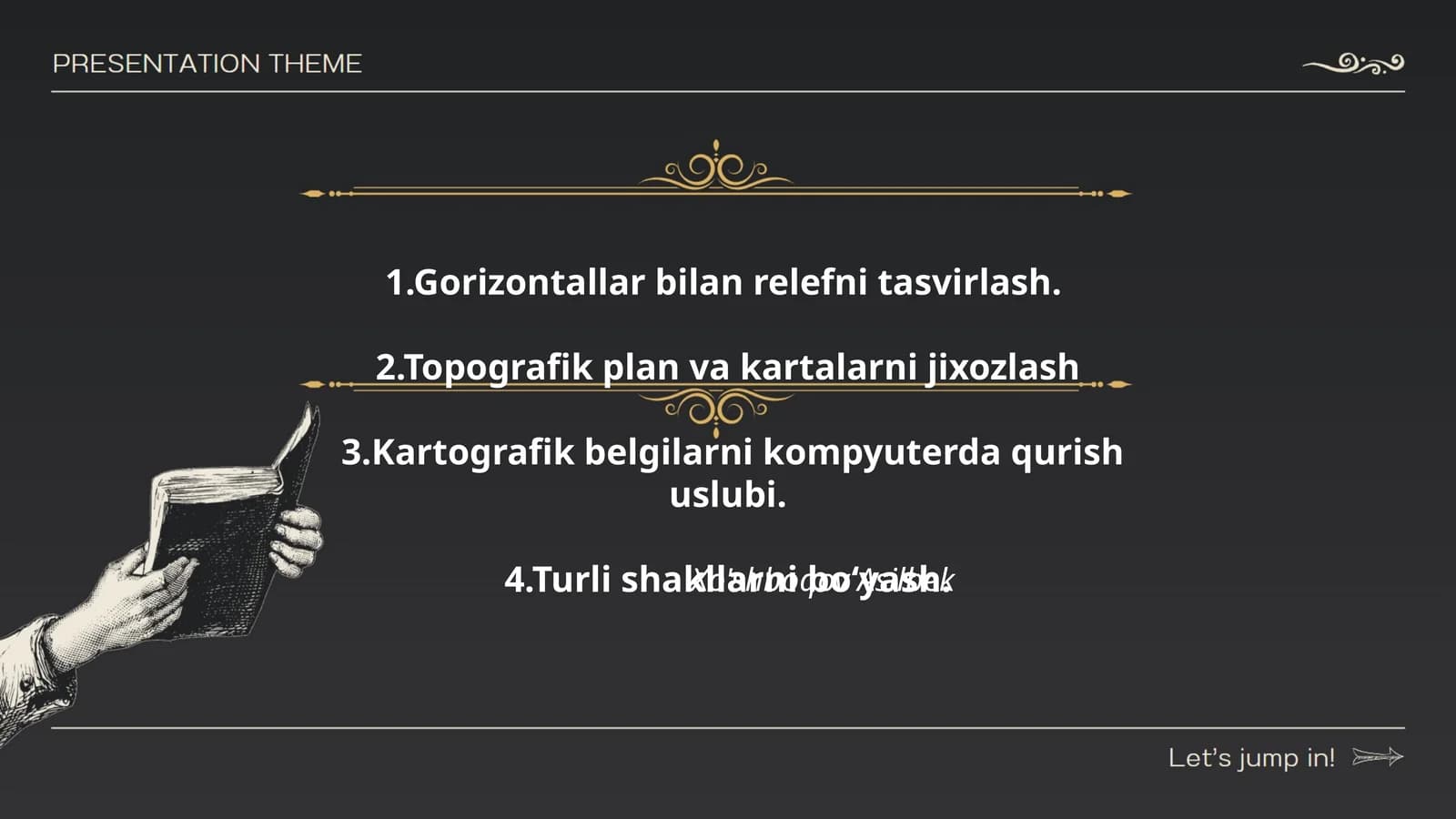 Gorizontallar bilan relefni tasvirlash