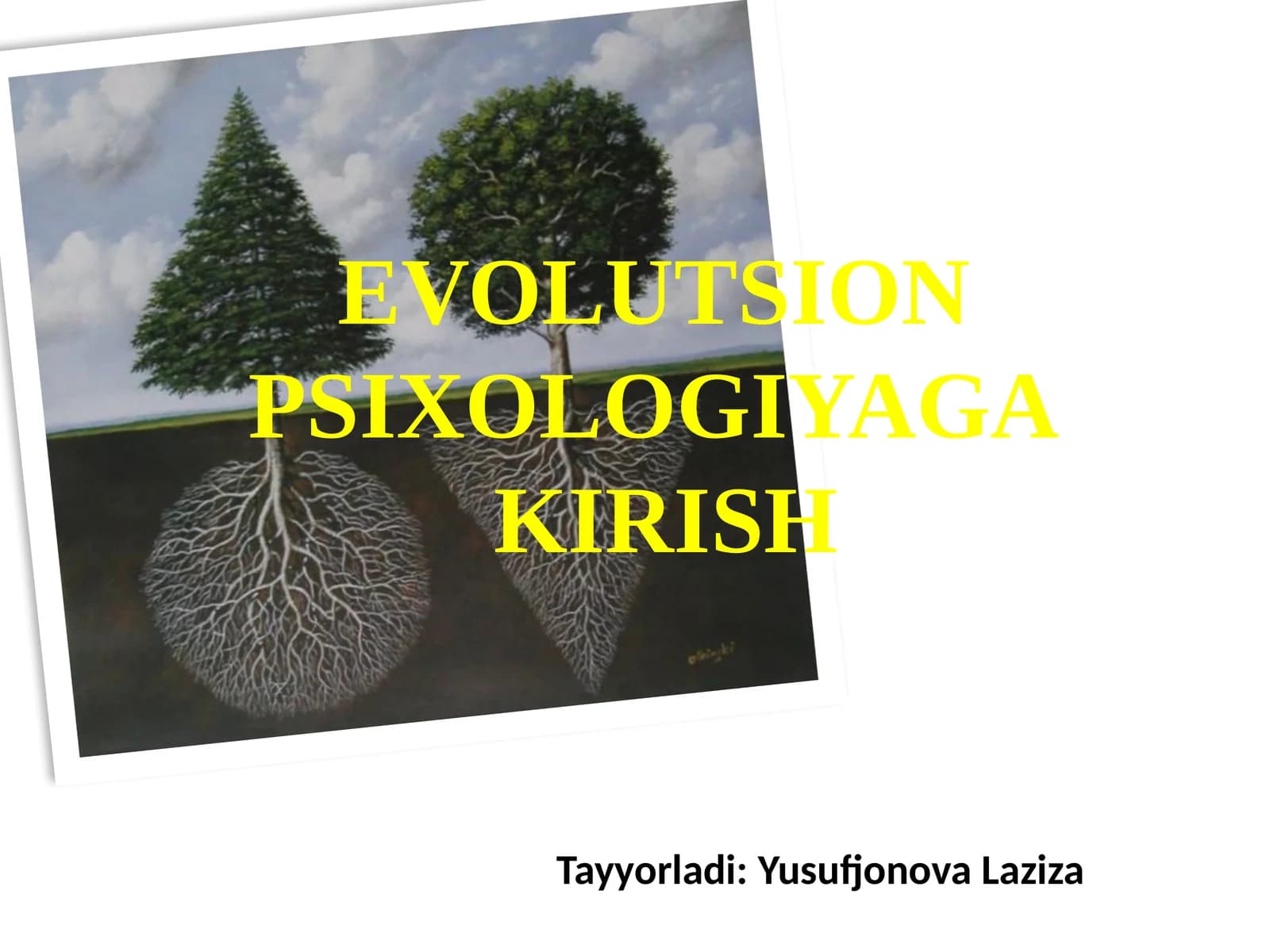 Evolutsionpsixologiyaga kirish