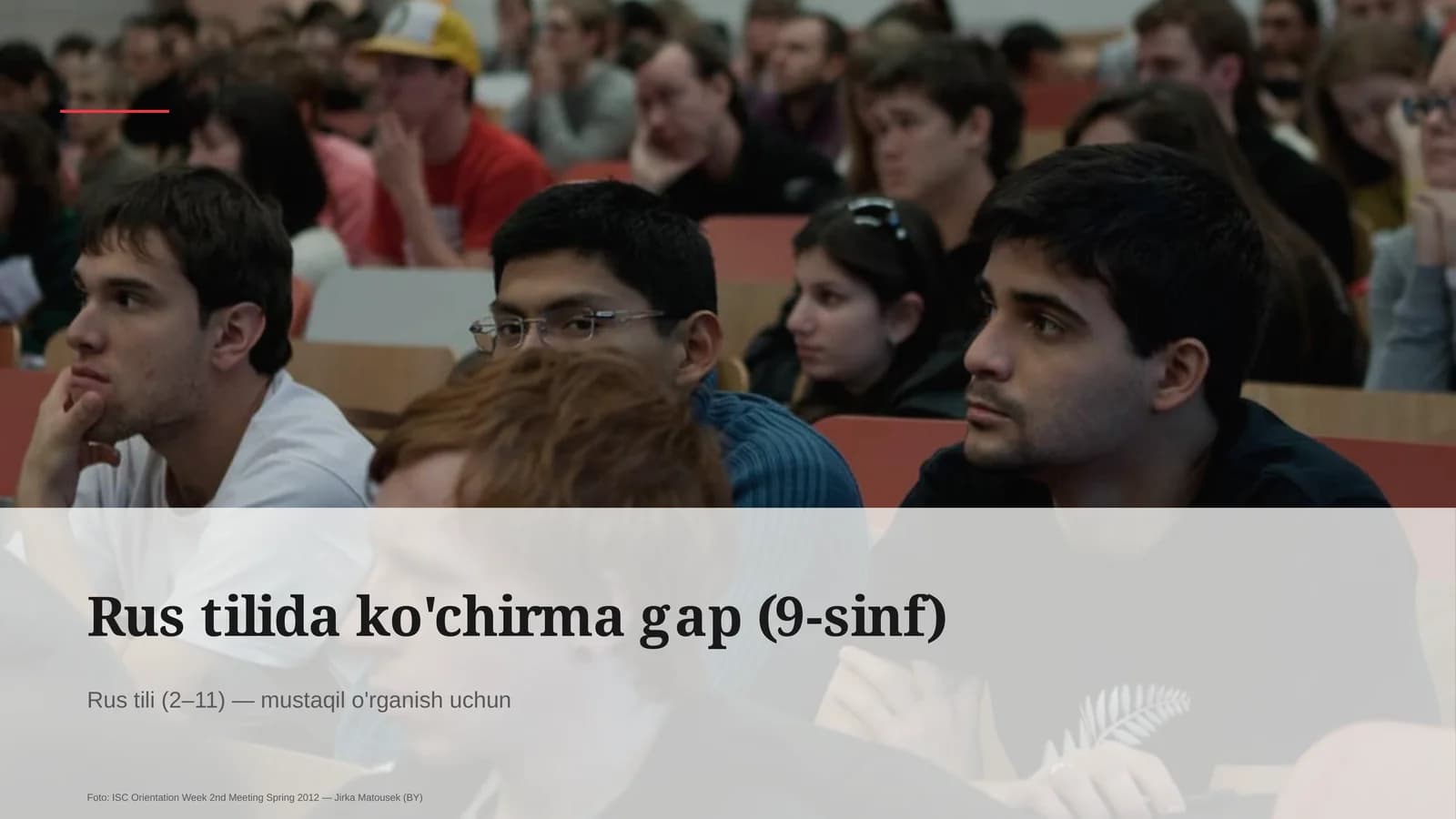 Rus tilida ko'chirma gap (9-sinf)