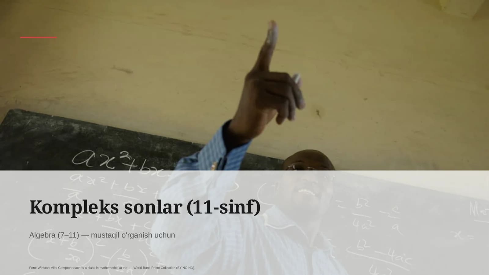 Kompleks sonlar (11-sinf)