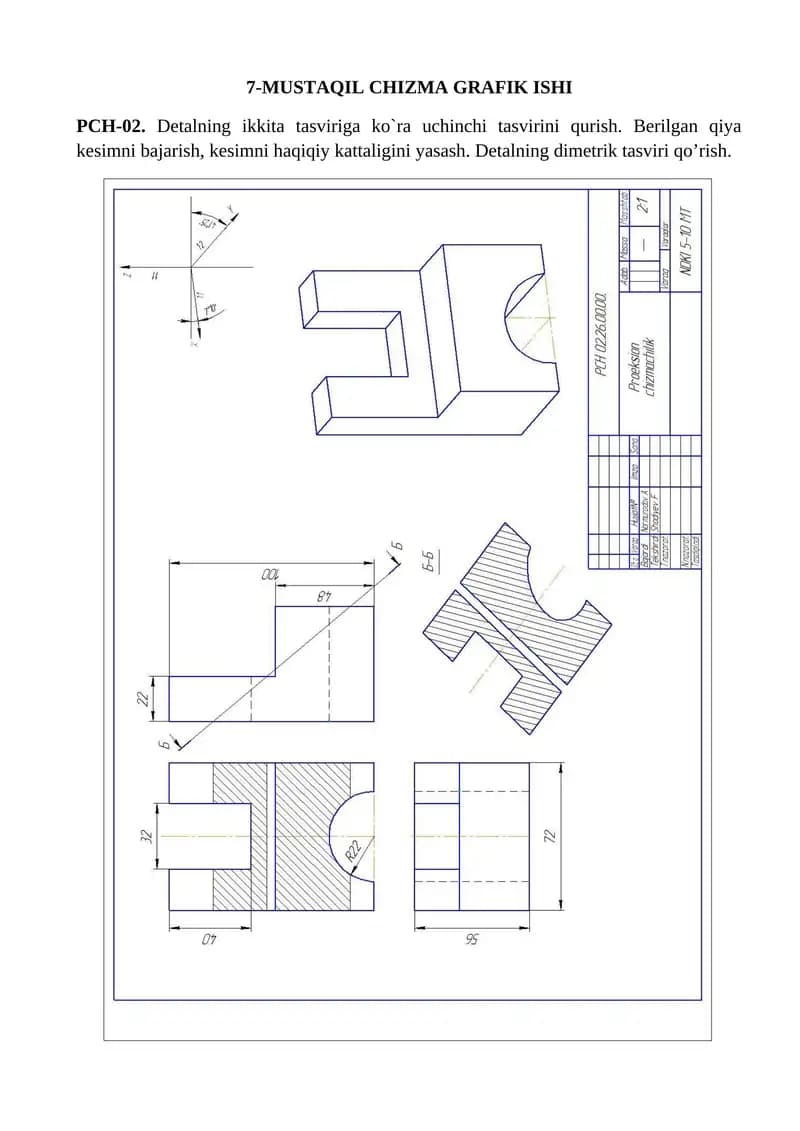 MUSTAQIL CHIZMA GRAFIK ISHI
