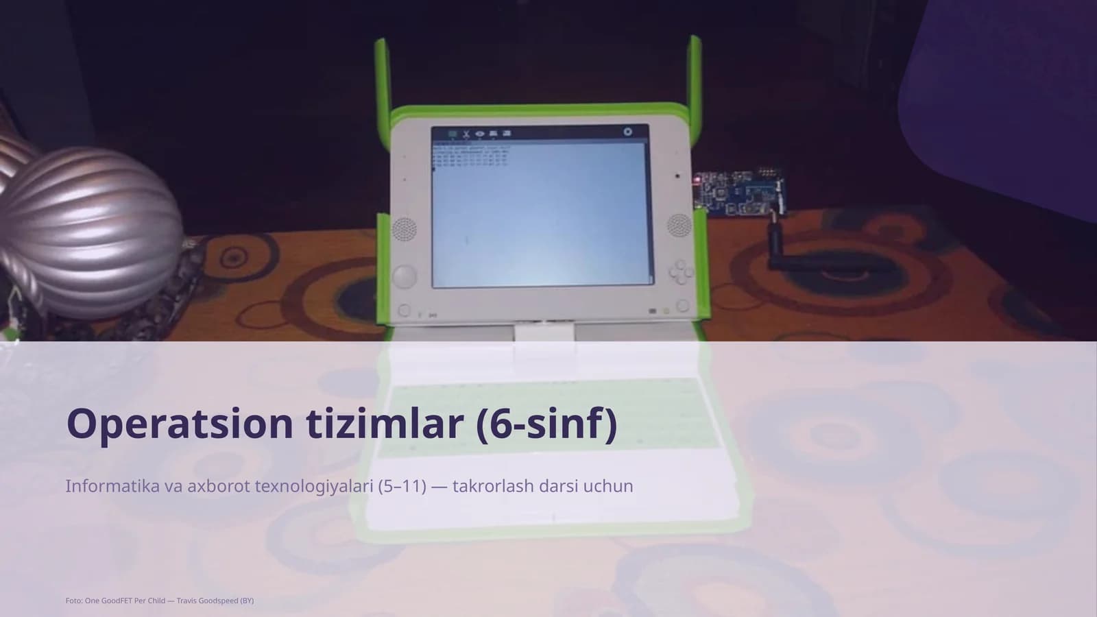 Operatsion tizimlar (6-sinf)