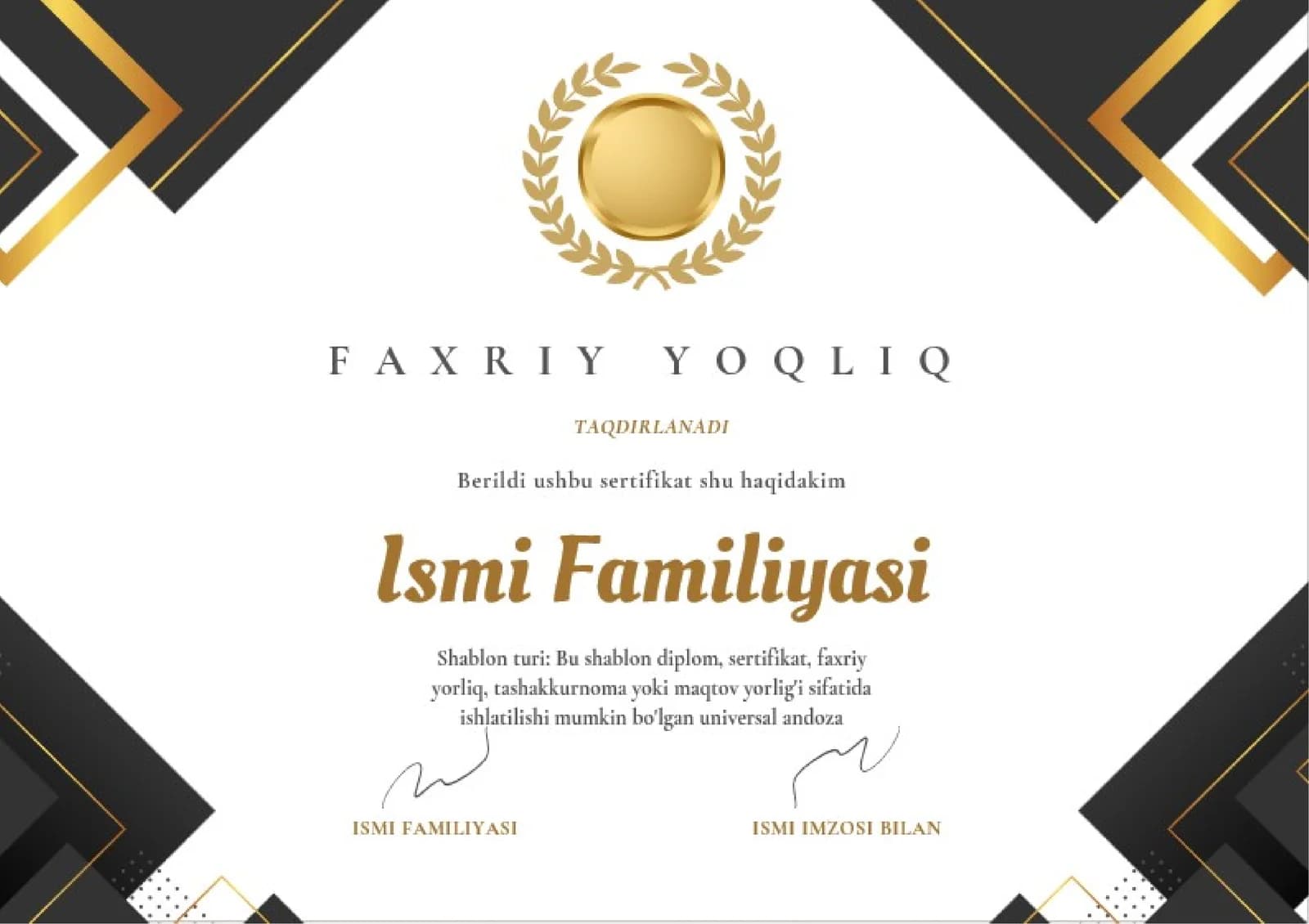 FAXRIY YORLIQ