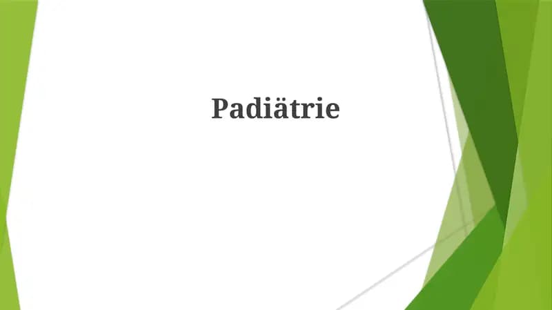 Padiätrie