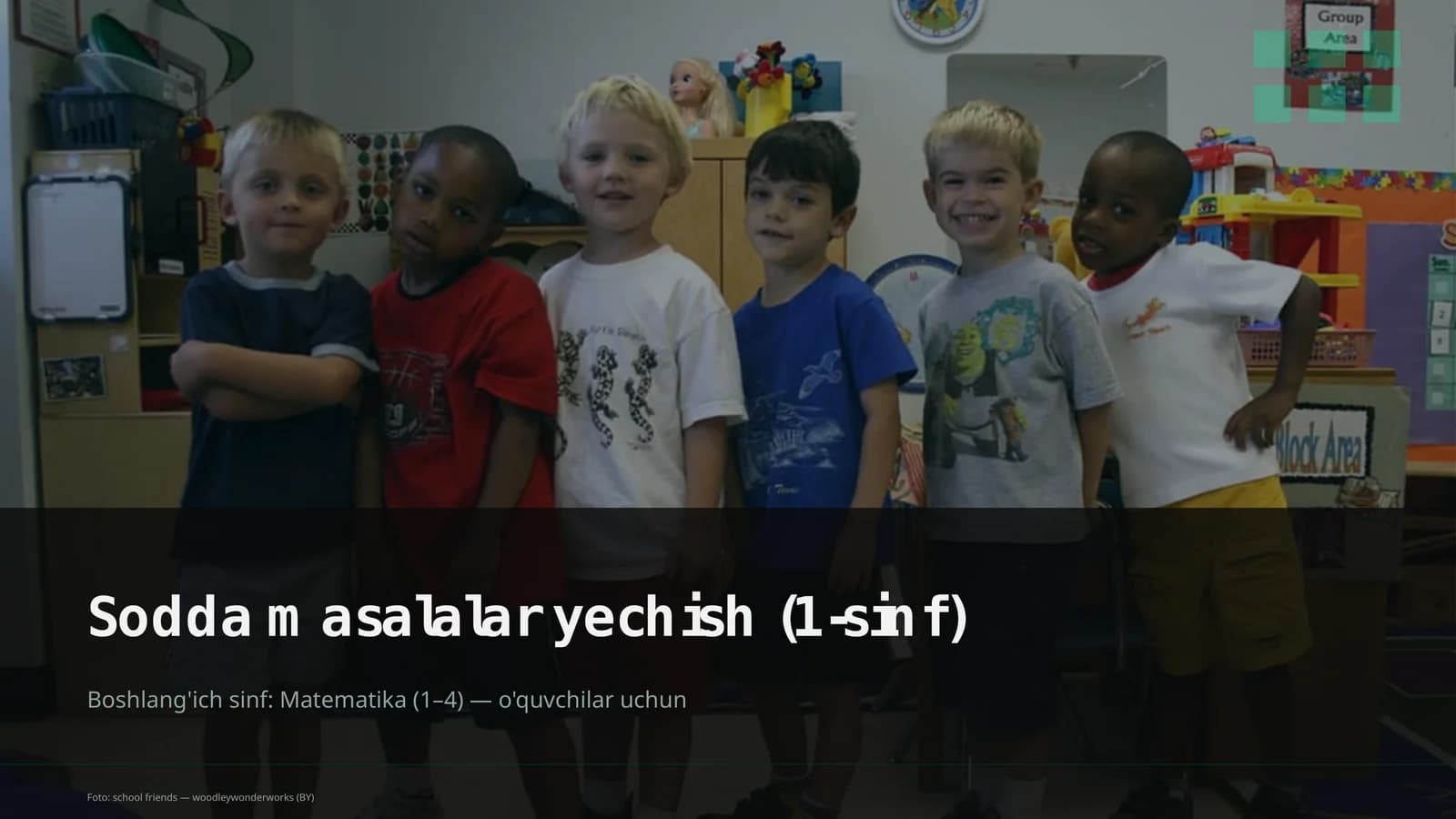 Sodda masalalar yechish (1-sinf)