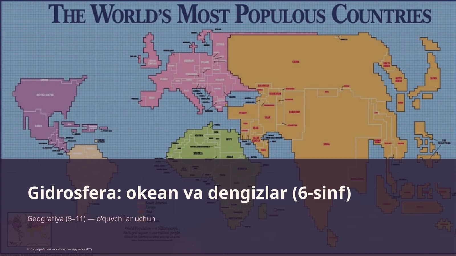 Gidrosfera: okean va dengizlar (6-sinf)