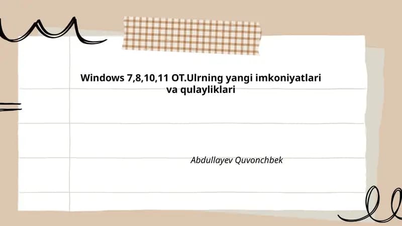Windows 7,8,10,11 OT
