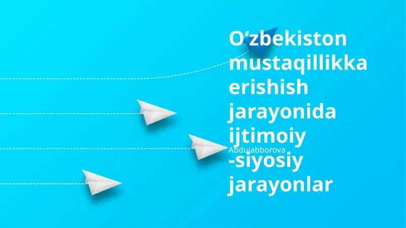 Milliy G'oya va Mustaqillik Harakatlarining Ko'tarilishi