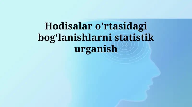 Statistik urganish