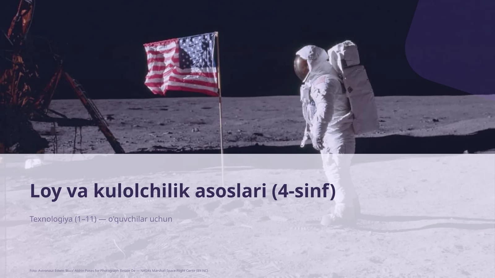 Loy va kulolchilik asoslari (4-sinf)