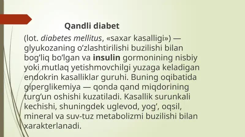 Qandlidiabet