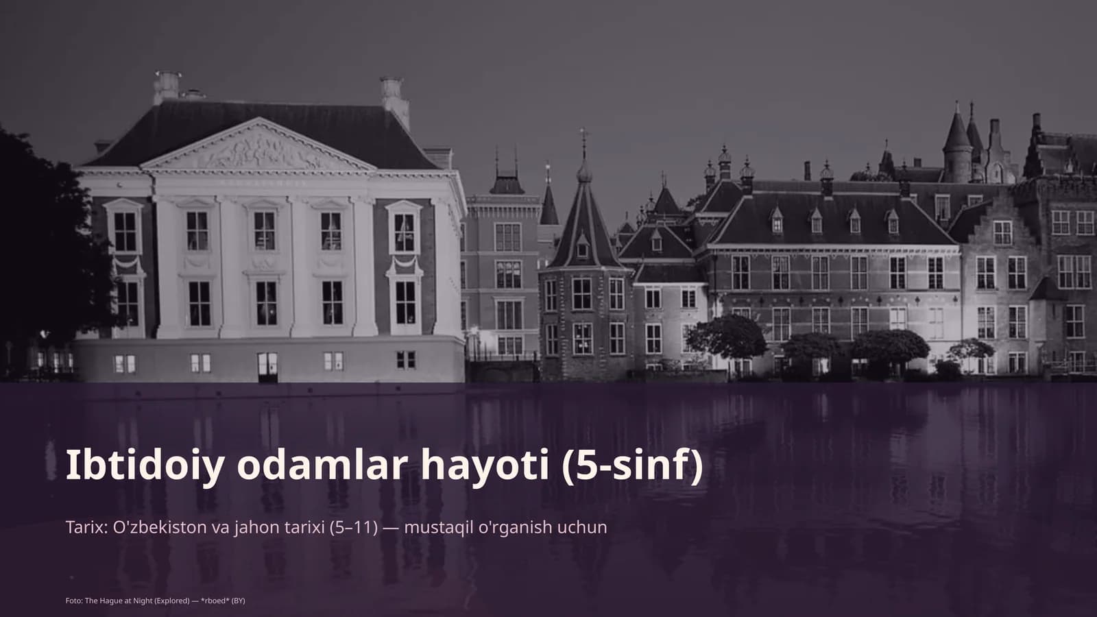 Ibtidoiy odamlar hayoti (5-sinf)