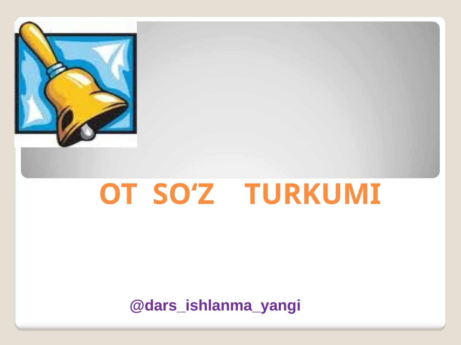 OT SO‘Z TURKUMI