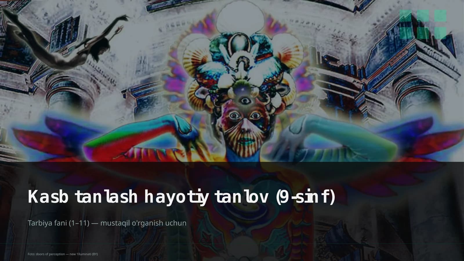 Kasb tanlash hayotiy tanlov (9-sinf)