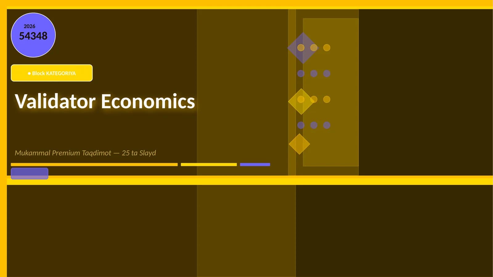 Validator Economics