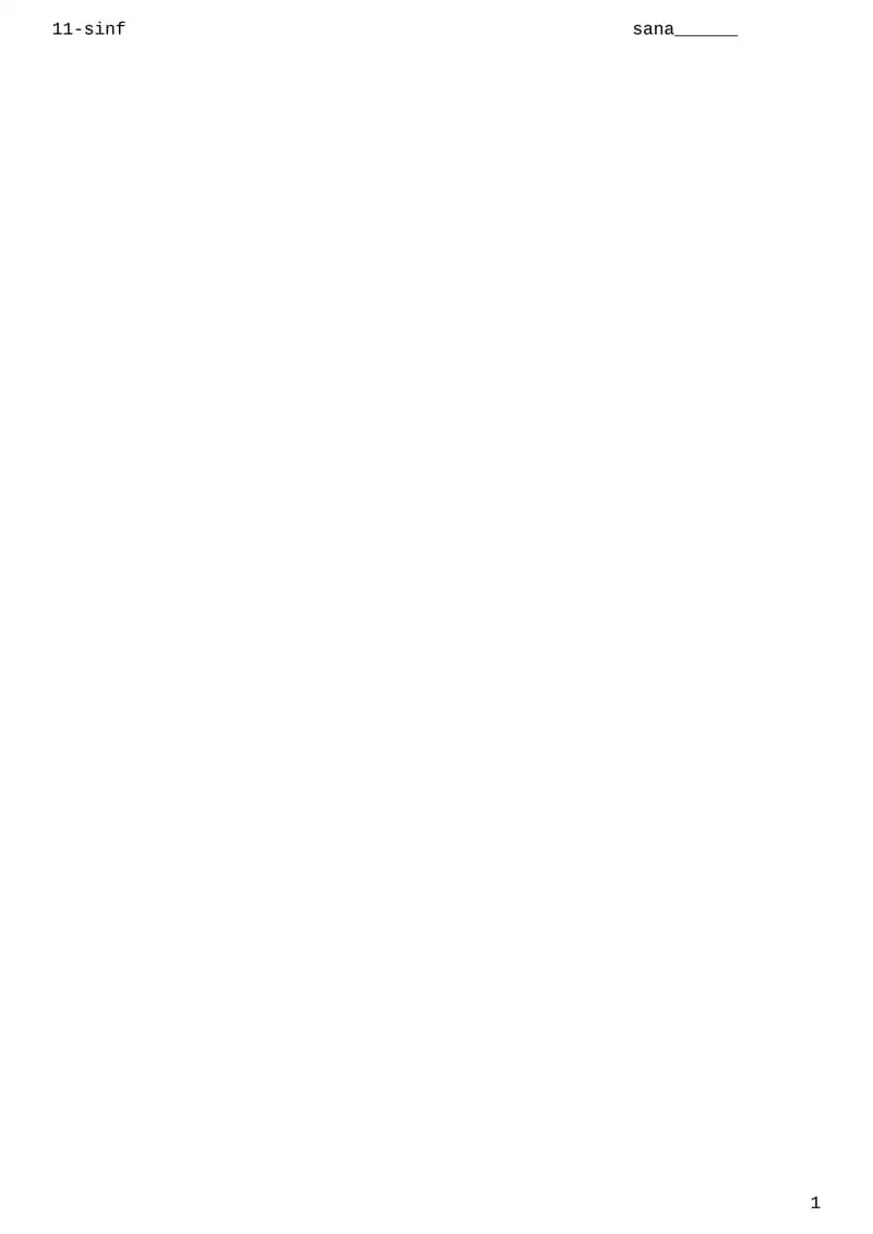 Kimyo fanidan dars ishlanmalar