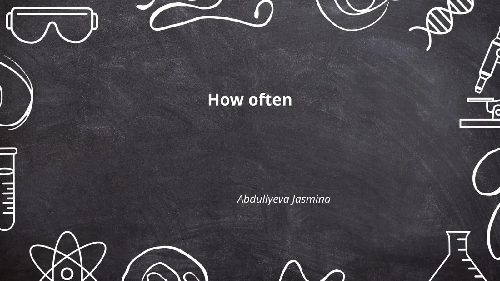 Frequency Adverbs