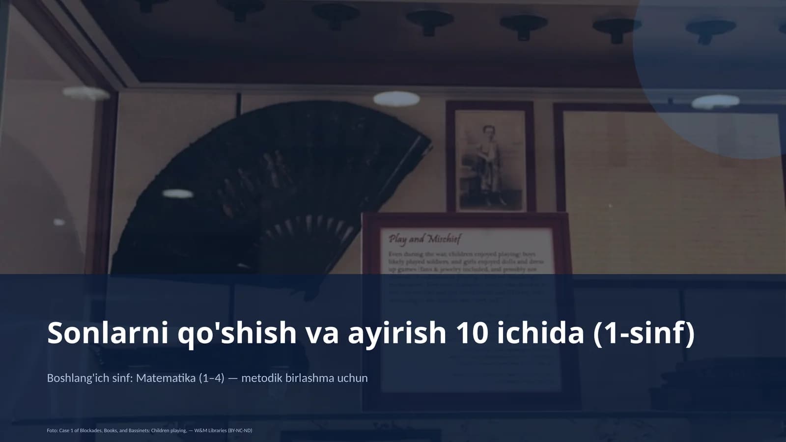 Matematika (1–4) — metodik birlashma uchun