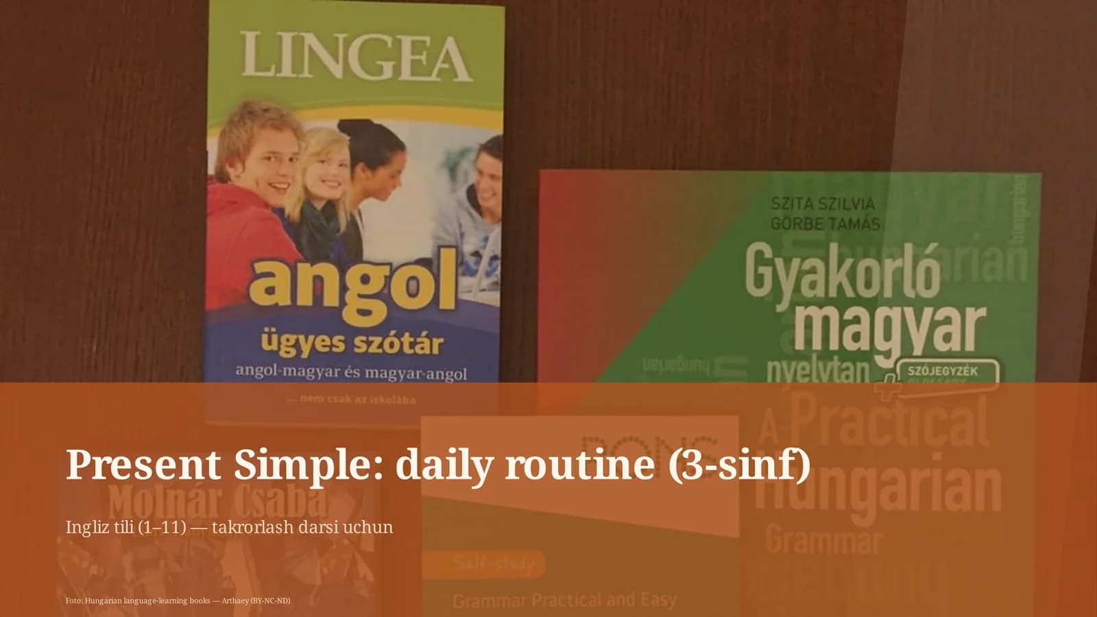 Present Simple: daily routine (3-sinf)