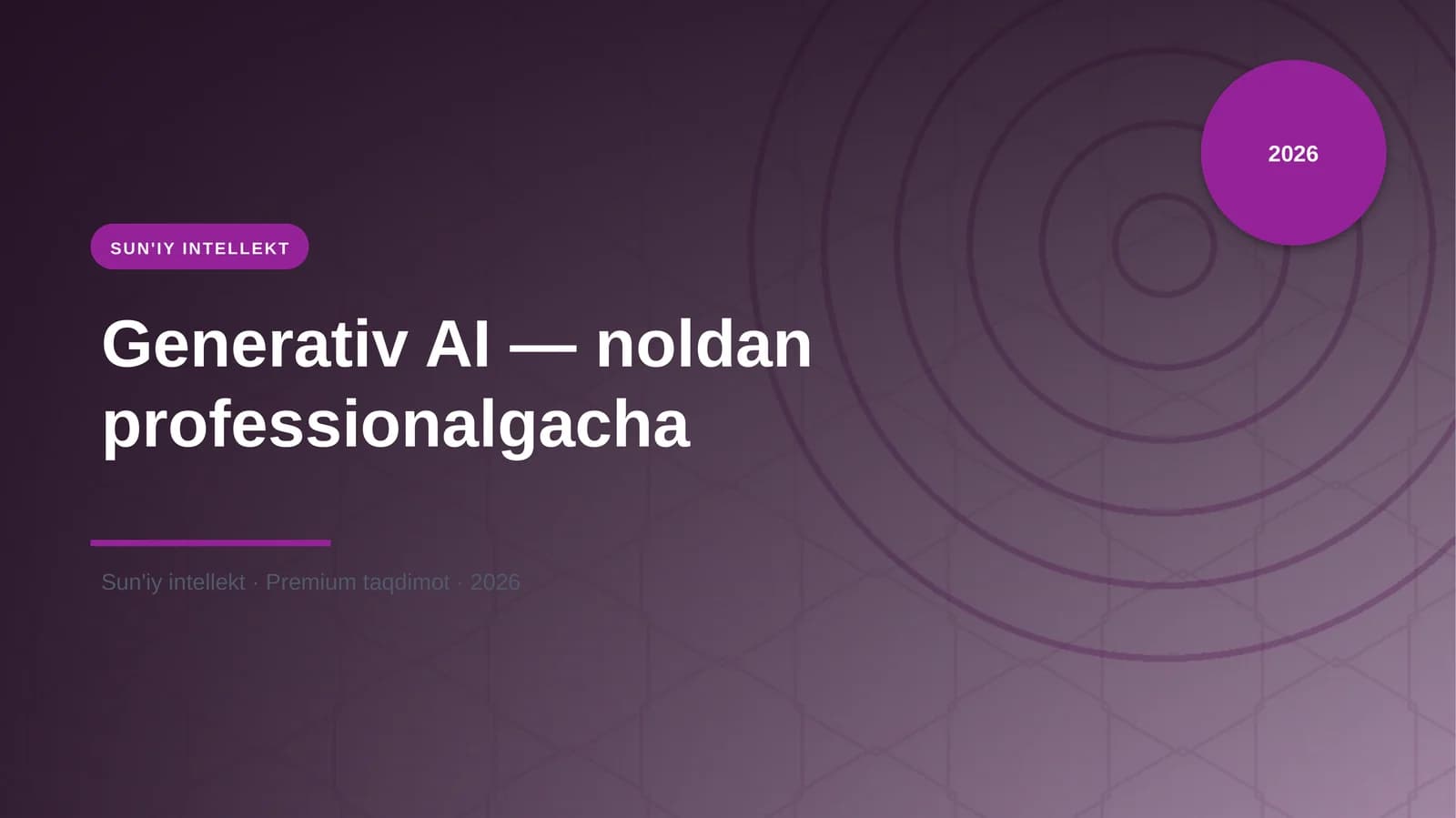 Generativ AI — noldan professionalgacha