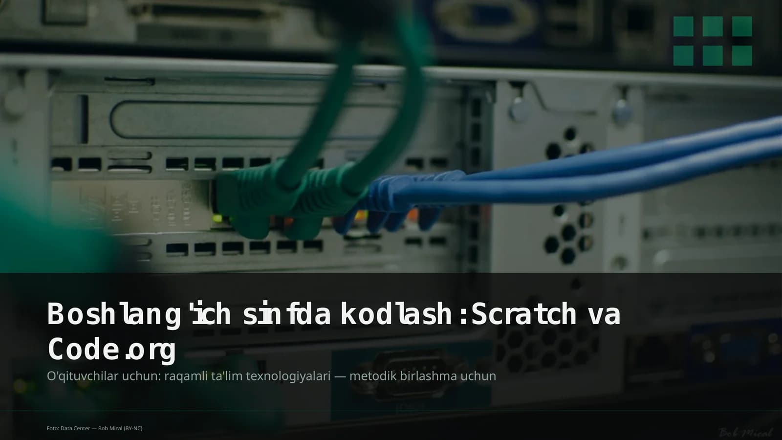 Boshlang'ich sinfda kodlash: Scratch va Code.org