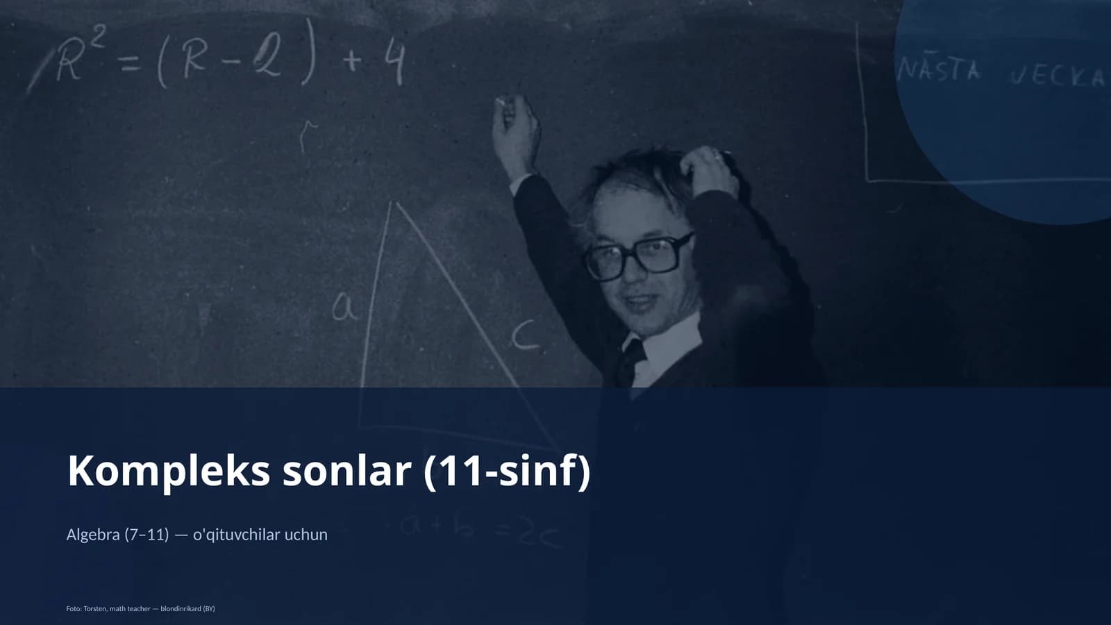 Kompleks sonlar (11-sinf)