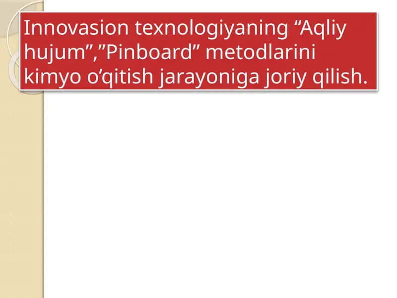 Kimyo'qitish