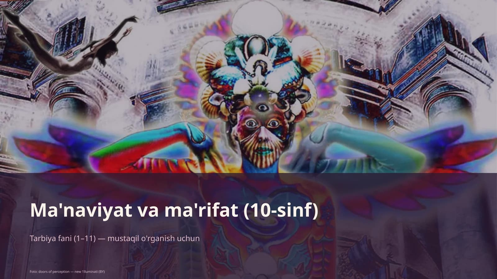 Ma'naviyat va ma'rifat (10-sinf)