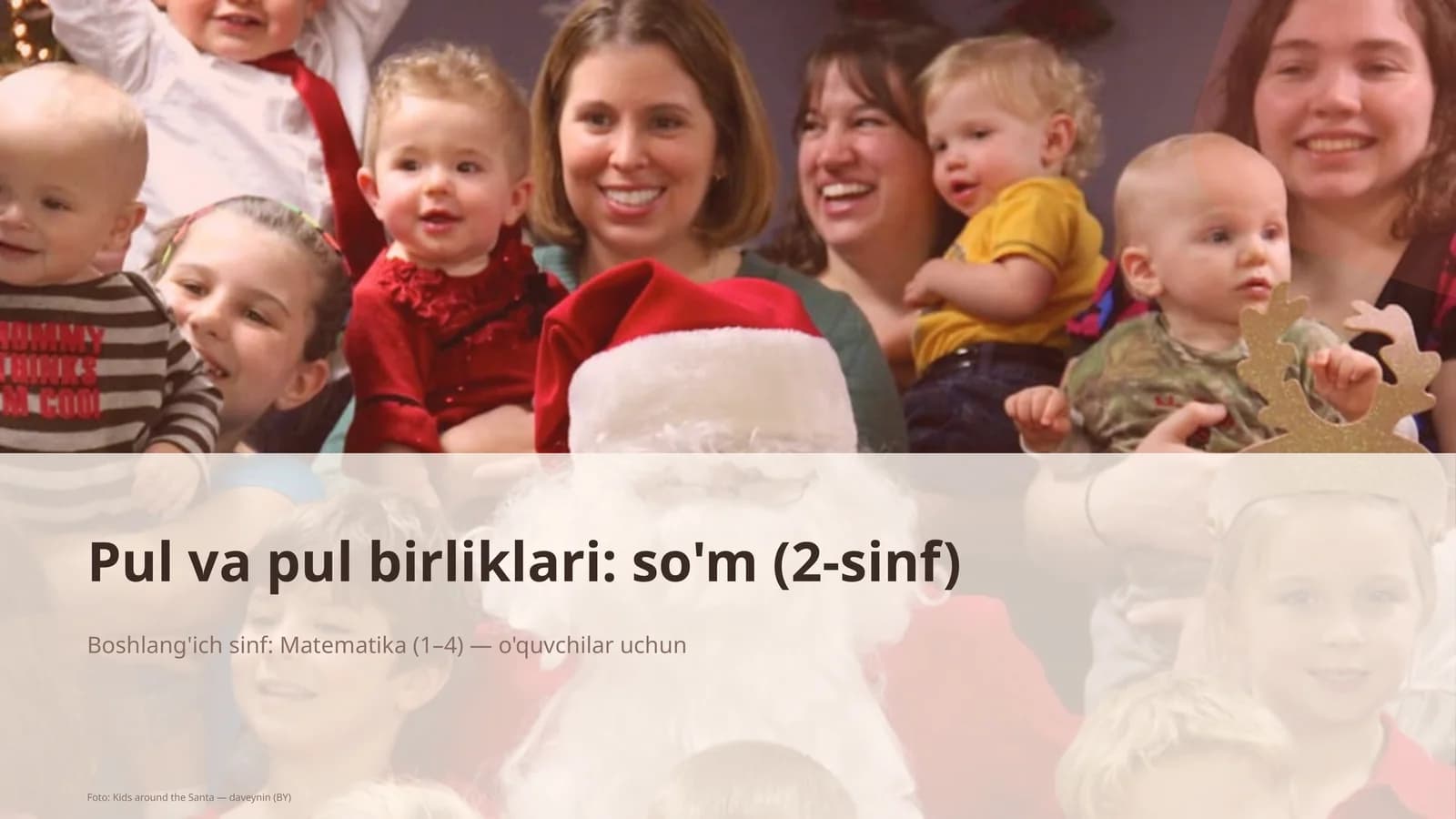 Pul va pul birliklari: so'm (2-sinf)