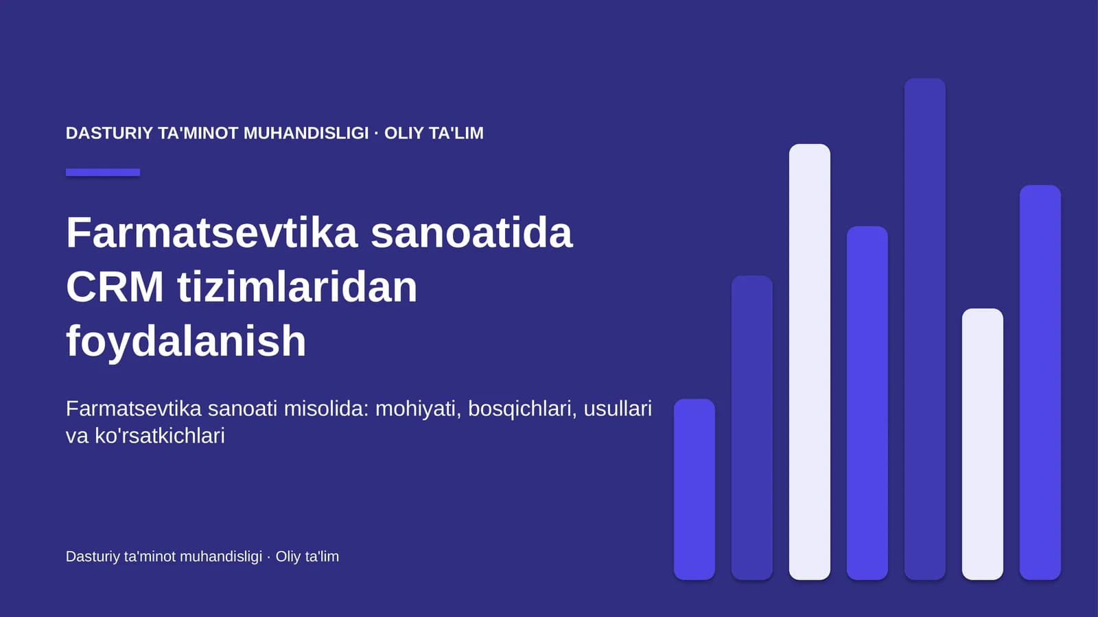 Farmatsevtika sanoatida CRM tizimlaridan foydalanish