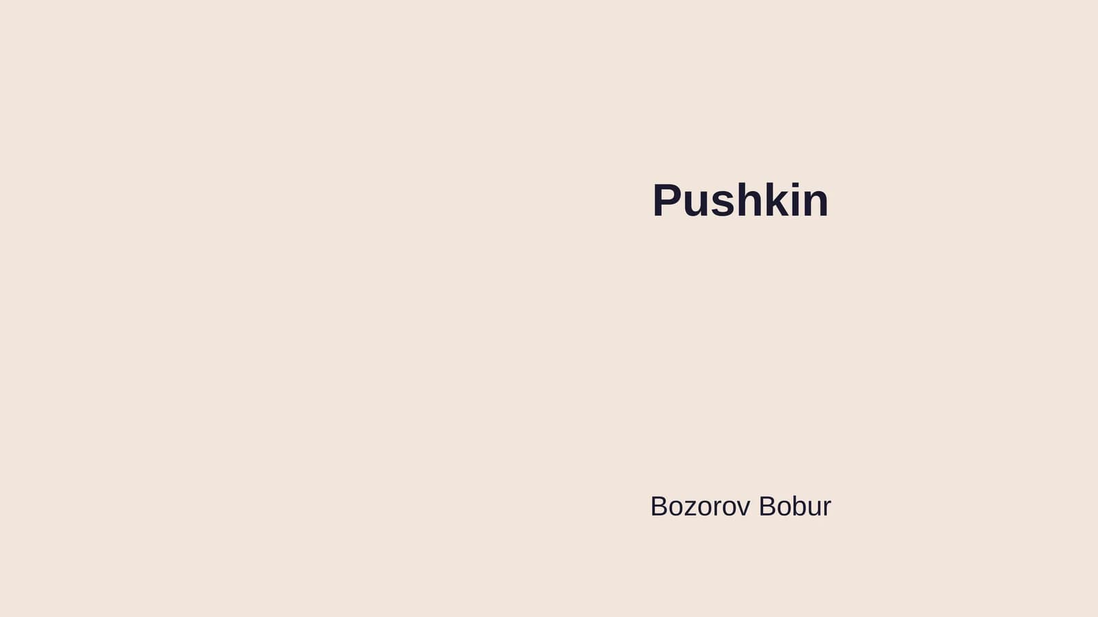 Pushkin
