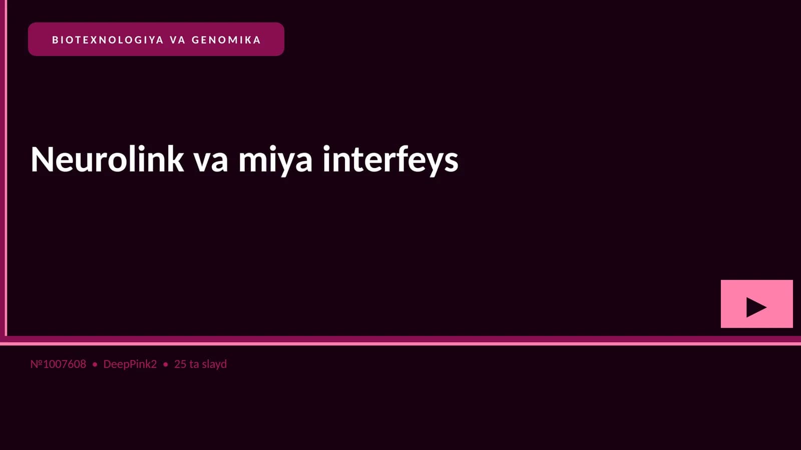 Neurolink va miya interfeys