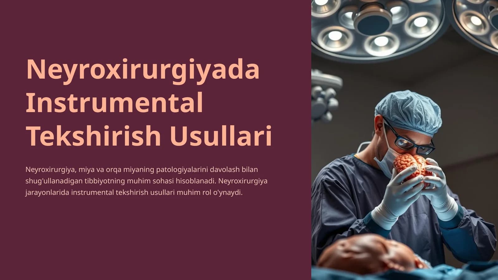Neyroxirurgiyada Instrumental Tekshirish Usullari