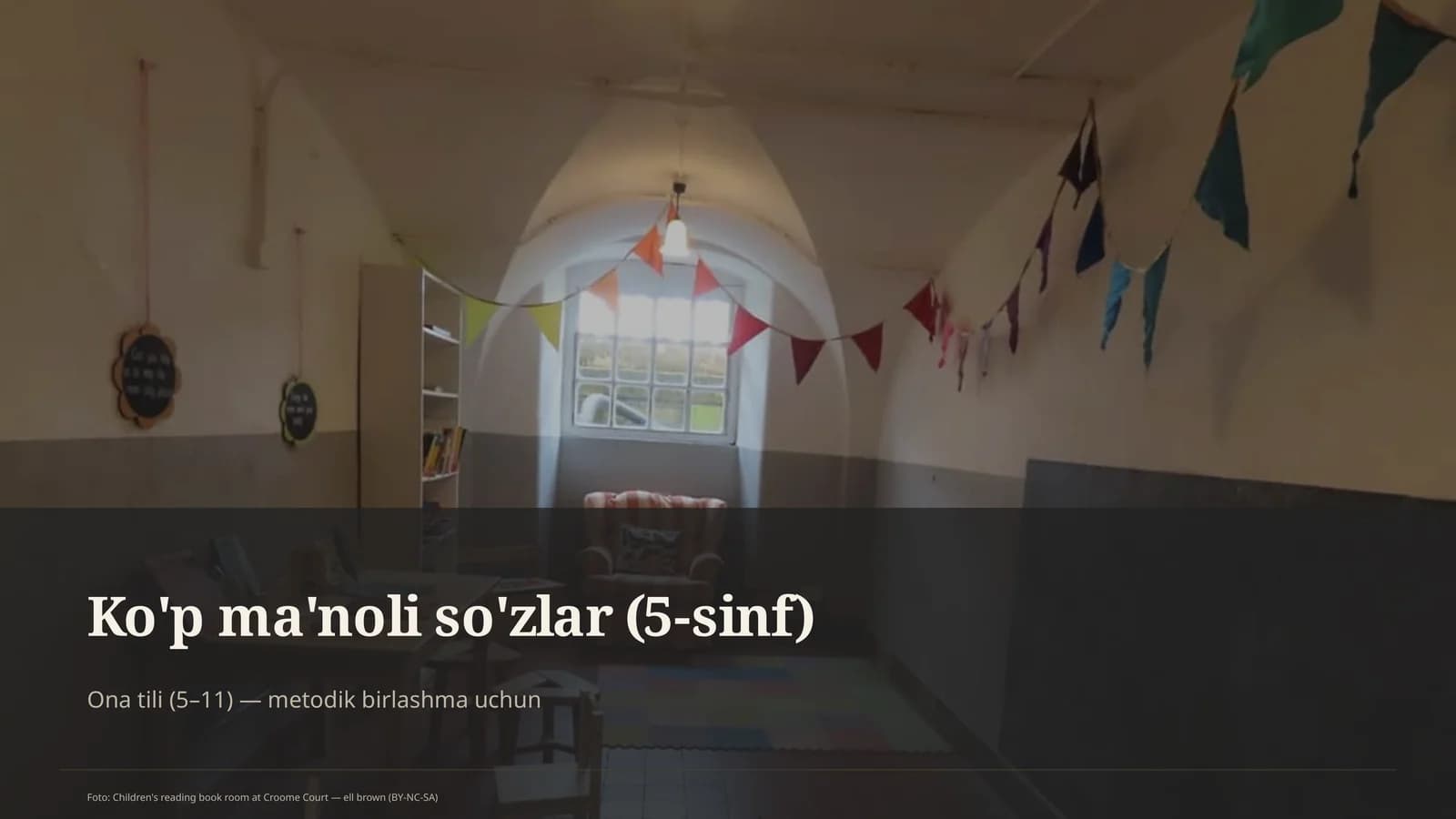 Ko'p ma'noli so'zlar (5-sinf)