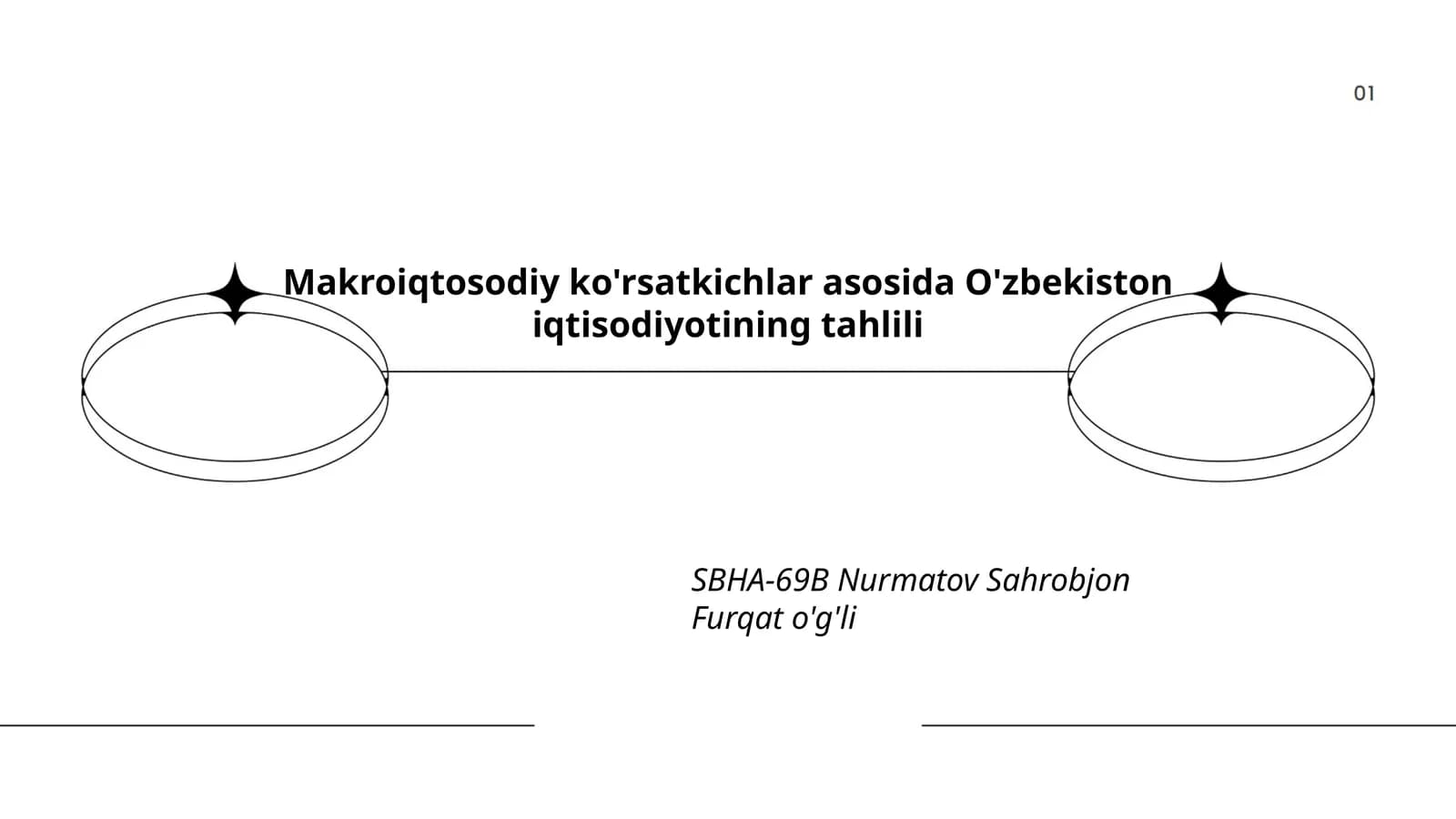 Makroiqtosodiy ko'rsatkichlar asosida O'zbekiston iqtisodiyotining tahlili
