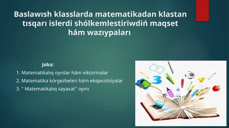Matematika Materiallari