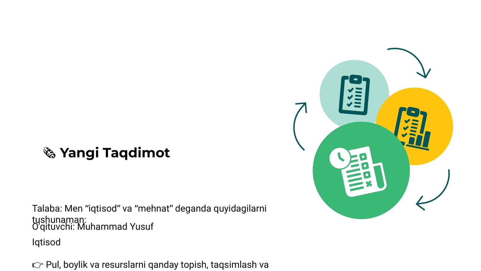 Iqtisod va mehnat
